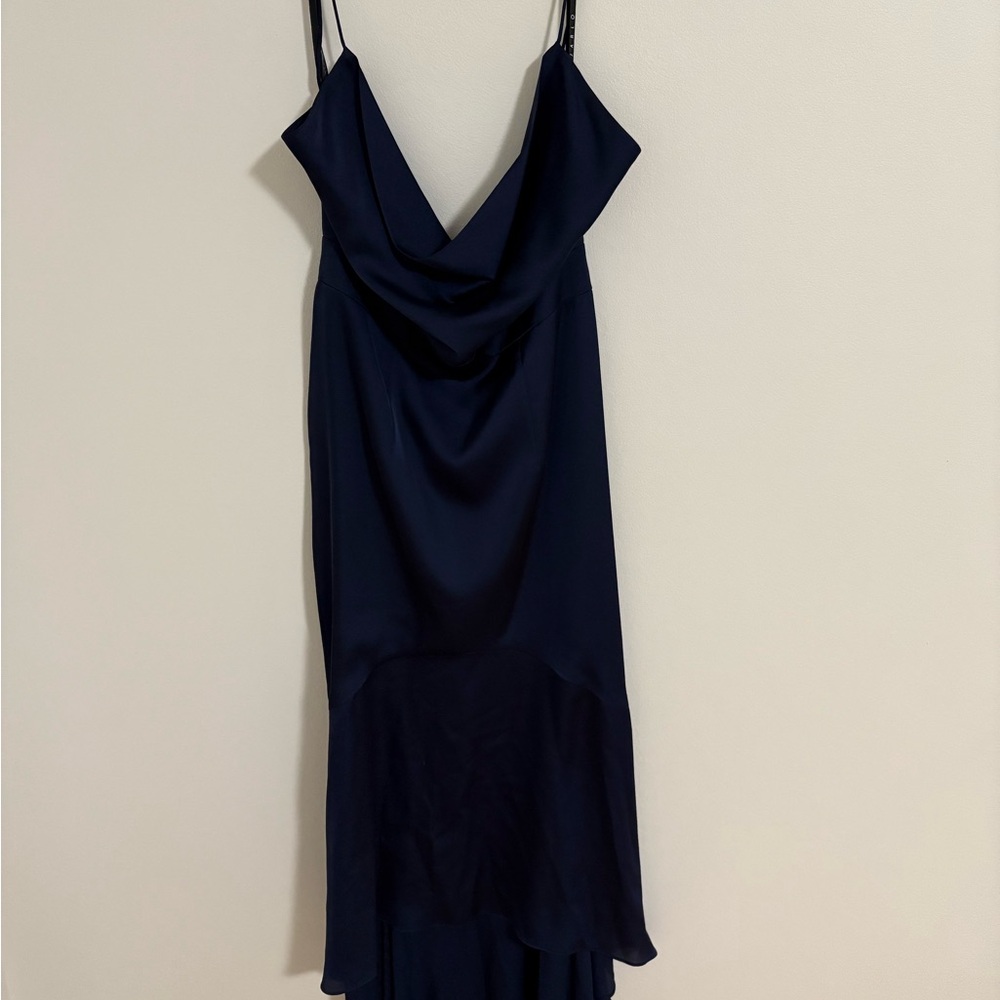 Elegant Navy Blue Dress